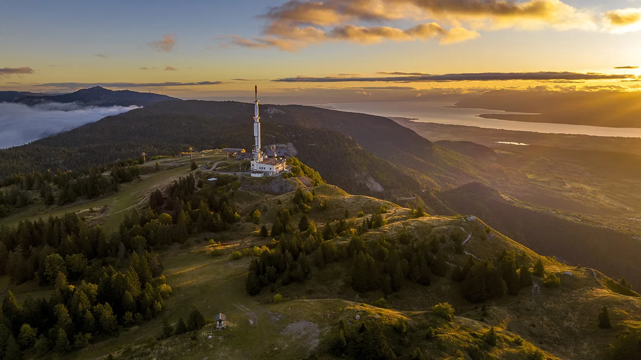 Coucher de soleil sur le Petit Mont Rond