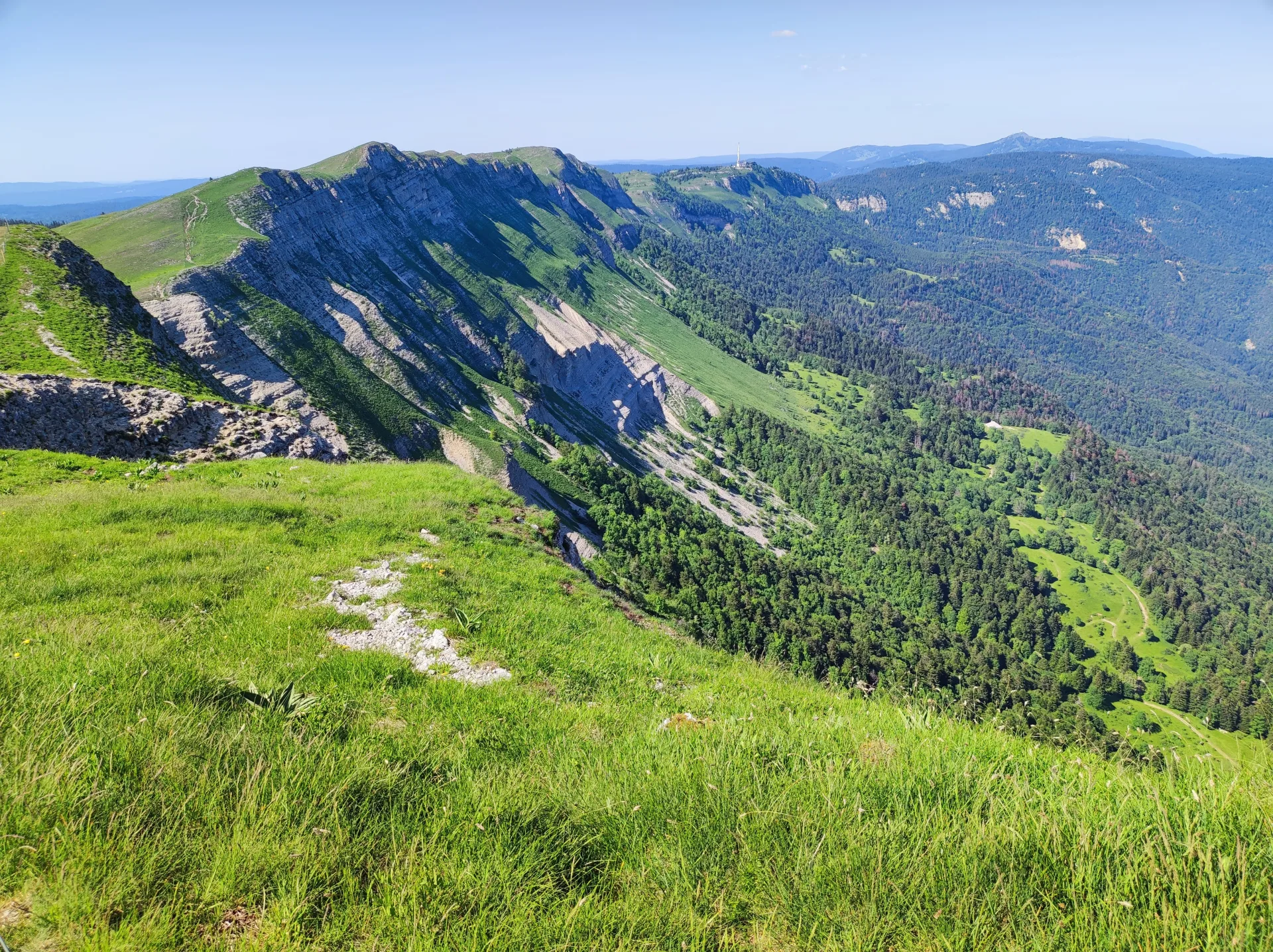 Les Crêtes entre le Grand Montrond et le Colomby 