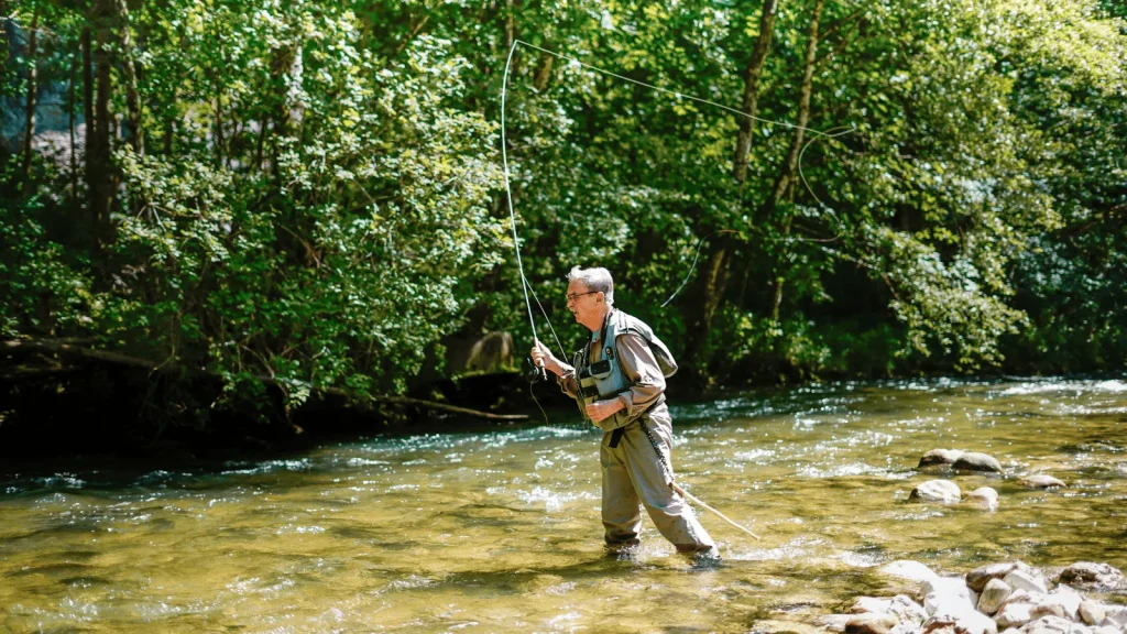 Pêche à la mouche dans le Valserine