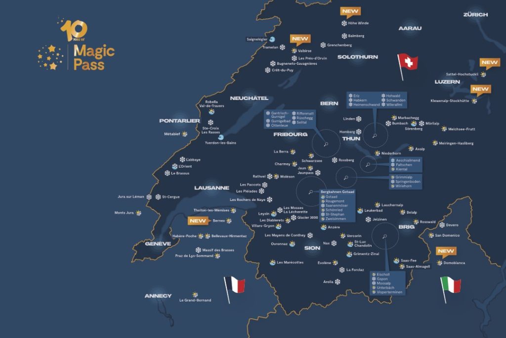 Carte 10 ans Magic Pass