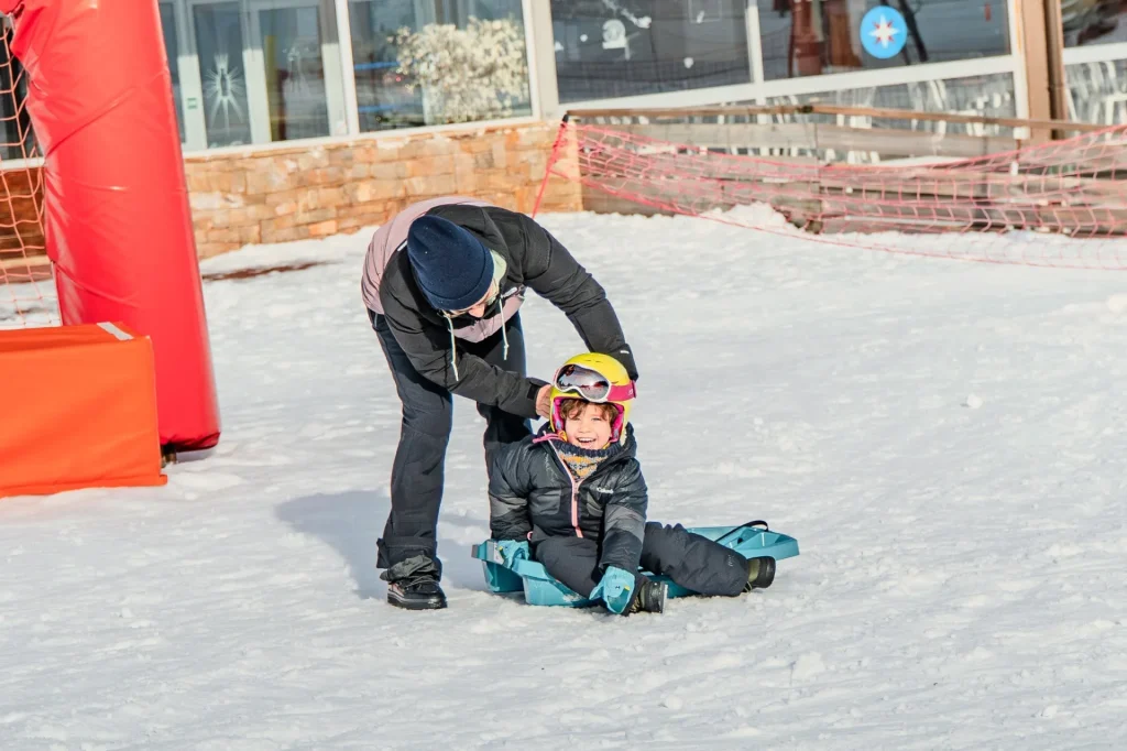 Luge en famille Col de la Faucille