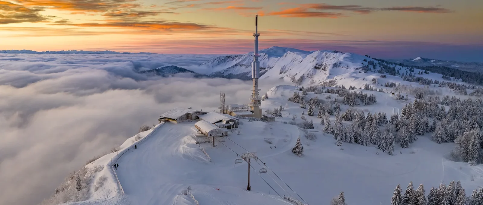 Petit Mont Rond au lever du soleil
