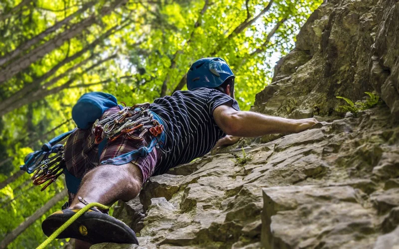 Climbing and via ferrata