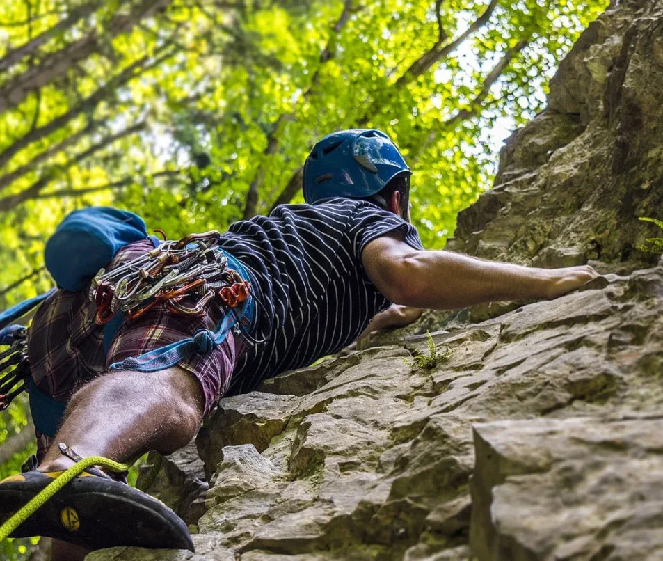 Climbing and via ferrata