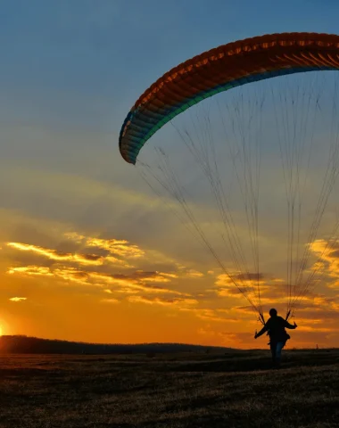 Site de vol de parapente