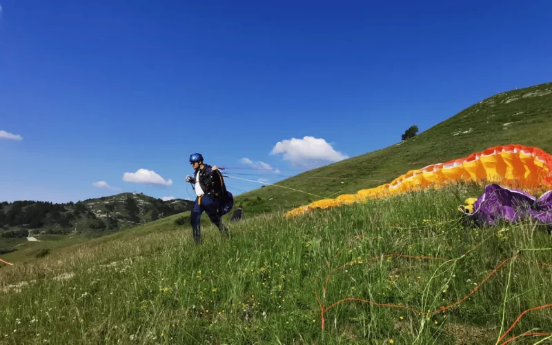 Site de vol de parapente