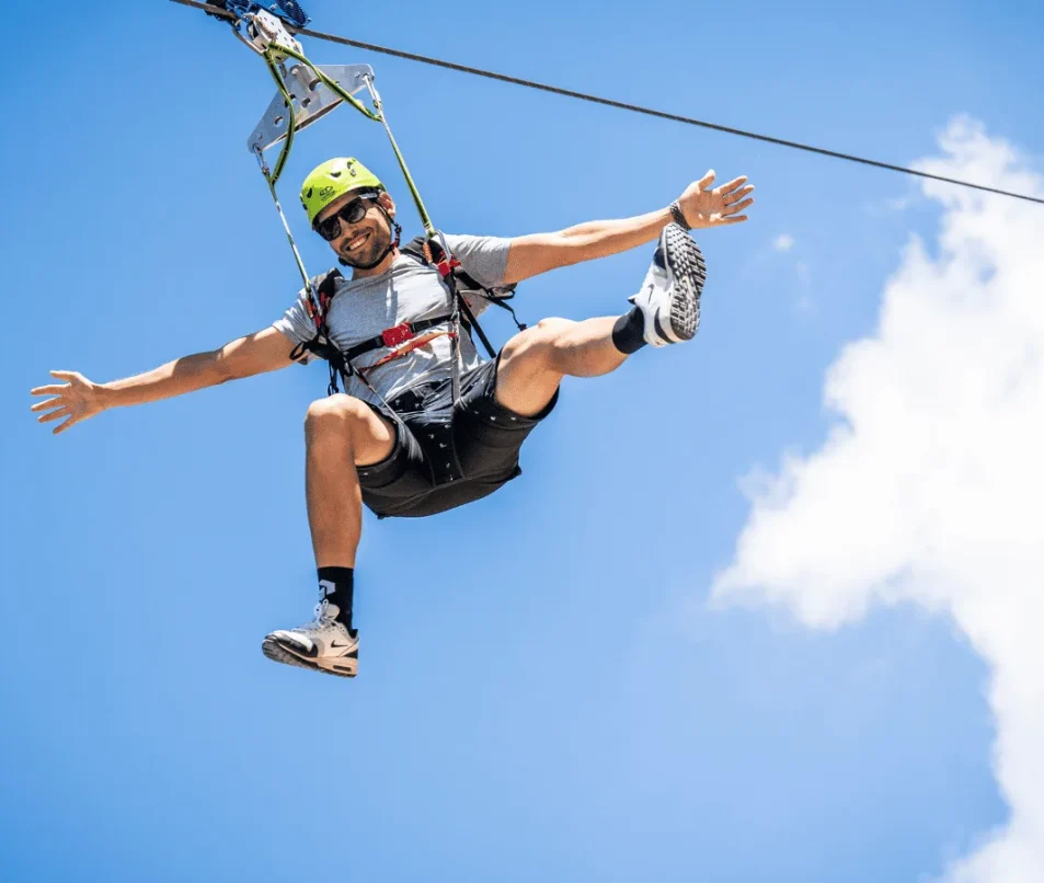 Activités ludiques - Tyrolienne