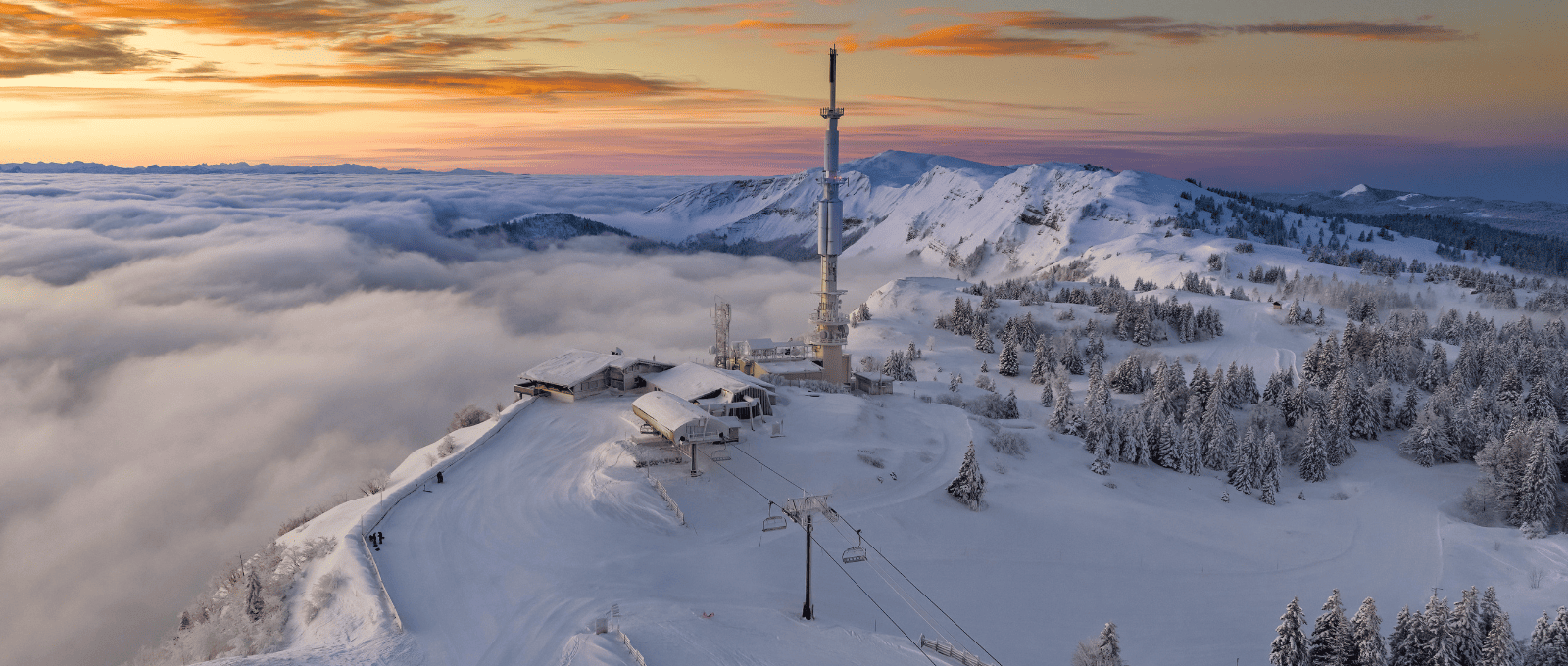Petit Mont Rond in winter
