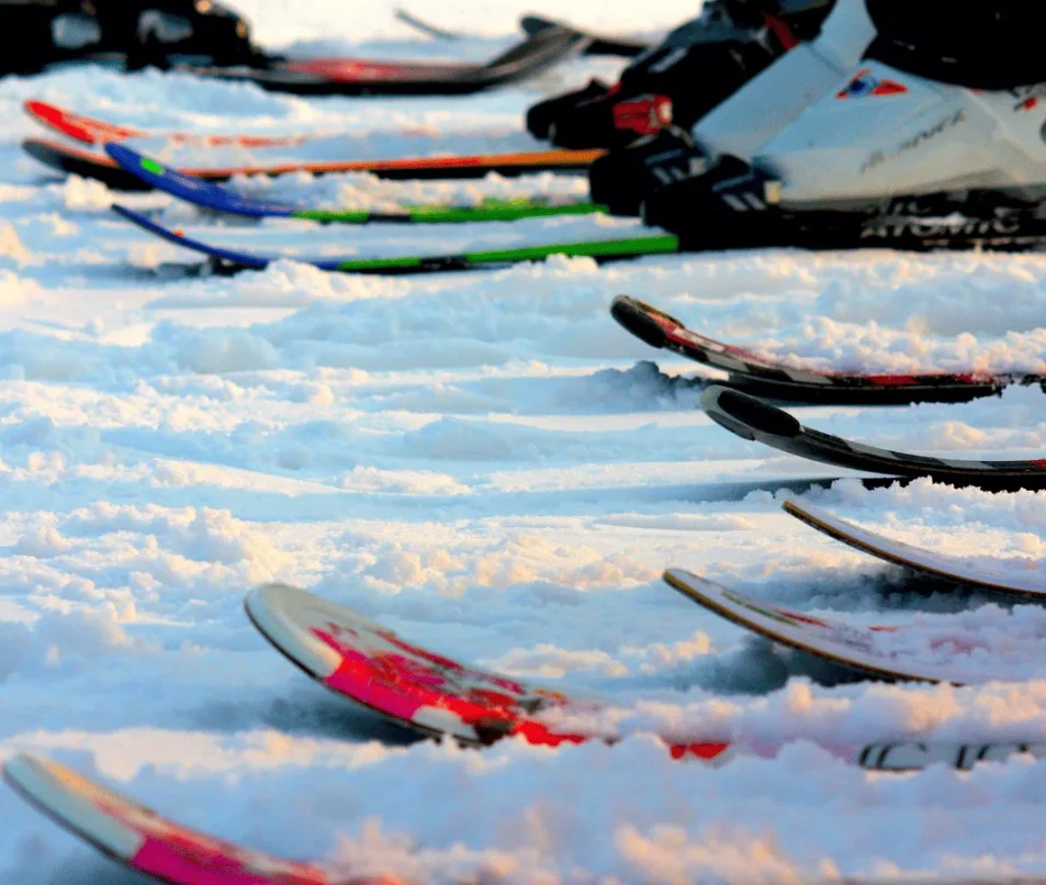 Ski equipment hire