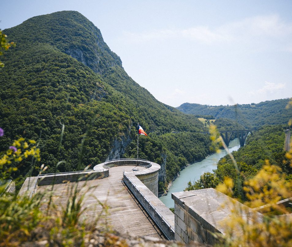 Vue depuis le Fort l'Ecluse