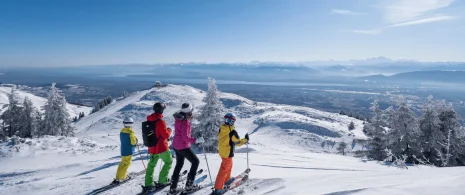 Ski dans la station Monts Jura