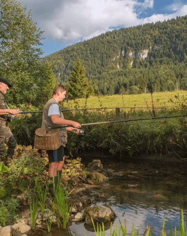 Pêche dans la Valserine