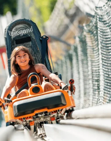 Luge sur rails enfant