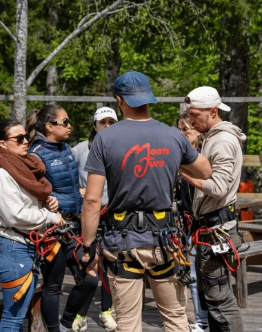 Parcours accrobranche - Groupe