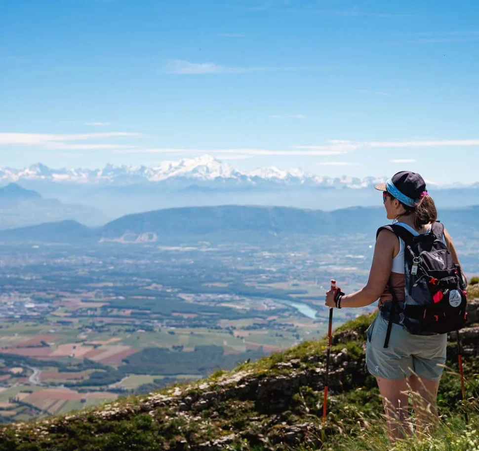Randonnée Reculet avec vue sur le Mont Blanc