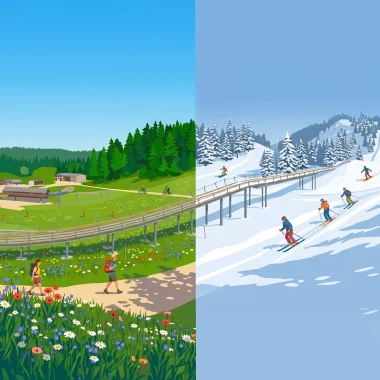 Webcam coeur de station la Faucille