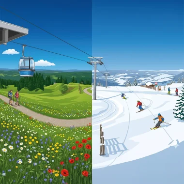 Webcam arrivée Télécombi du Petit Mont Rond