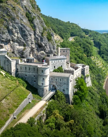 Fort l'Ecluse en drone