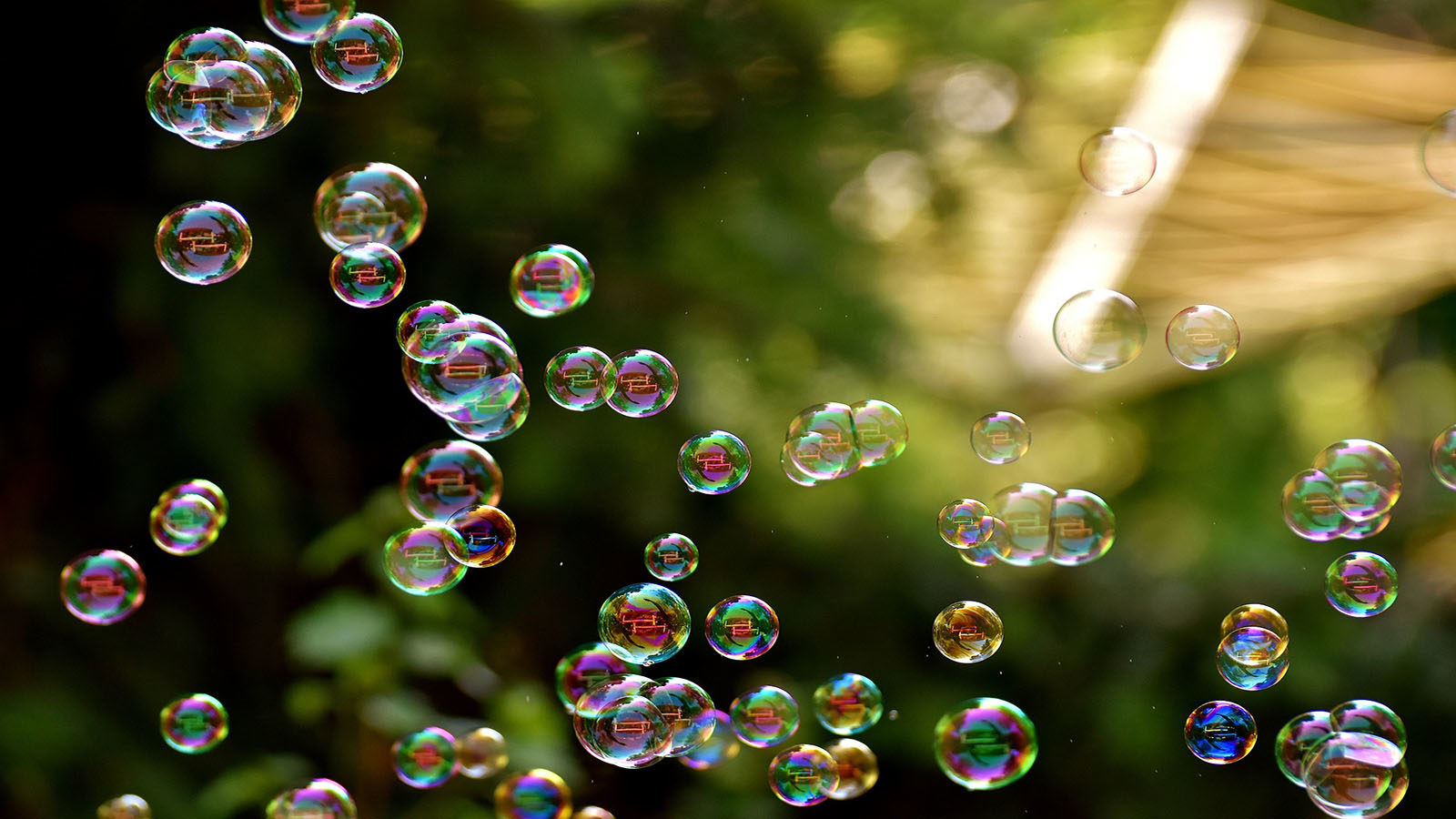 A mountain of bubbles