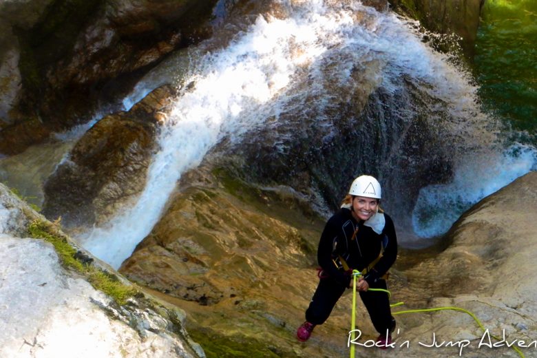 Canyoning in the Jure in Saint Claude
