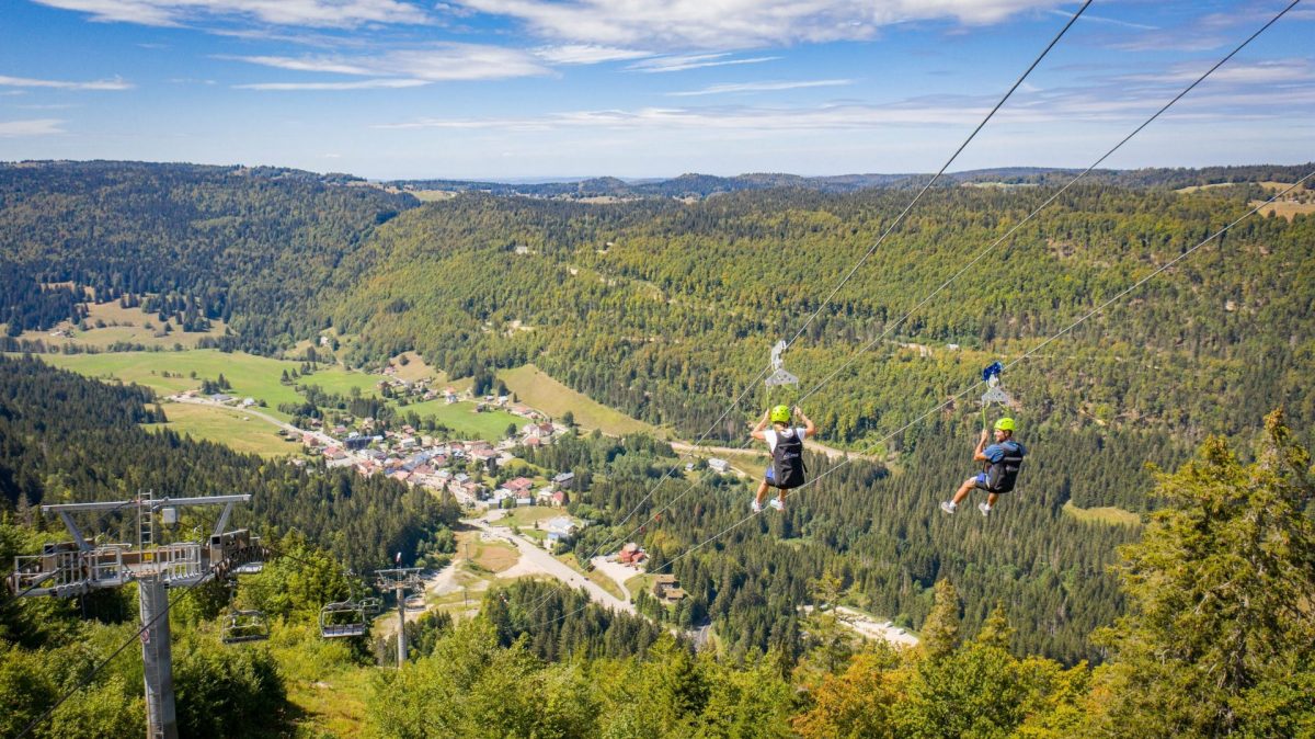 10 bonnes raisons - En duo - Tyrolienne du Col de a Faucille