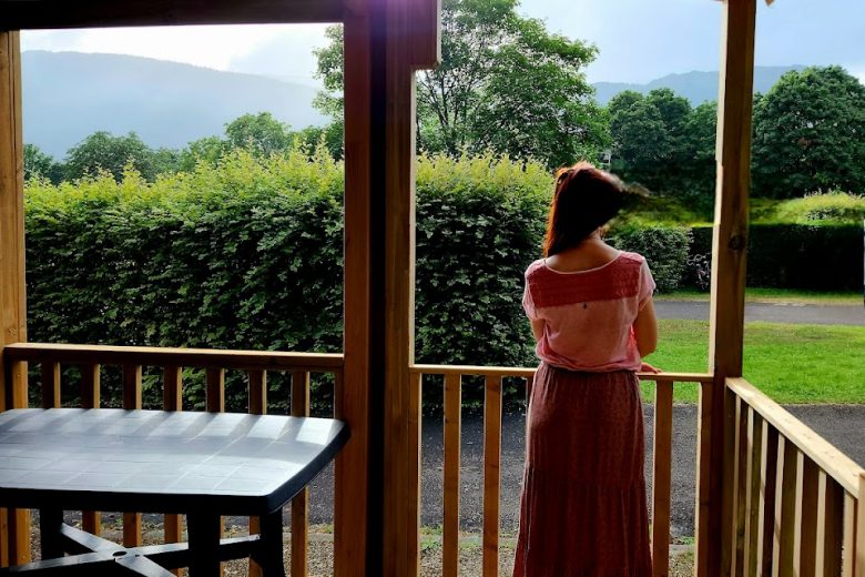 Terrasse vue Jura